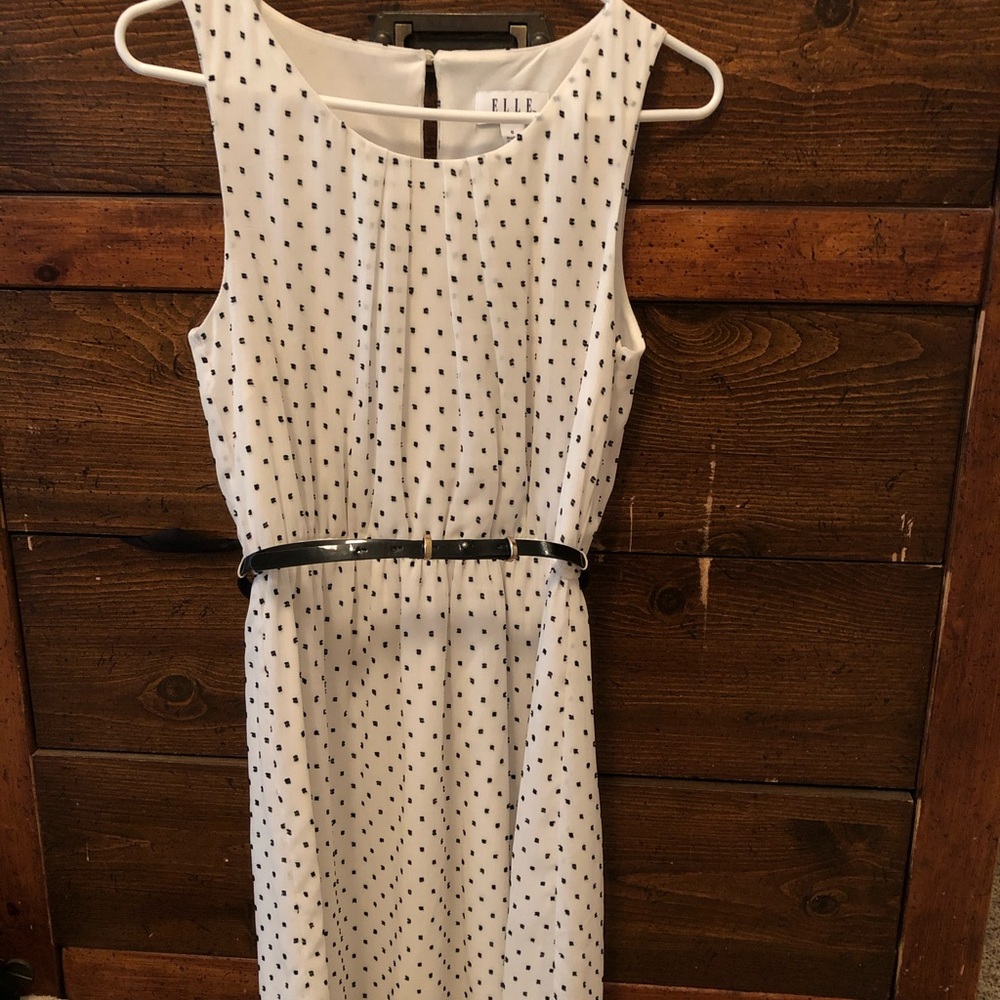 Black and white dress
